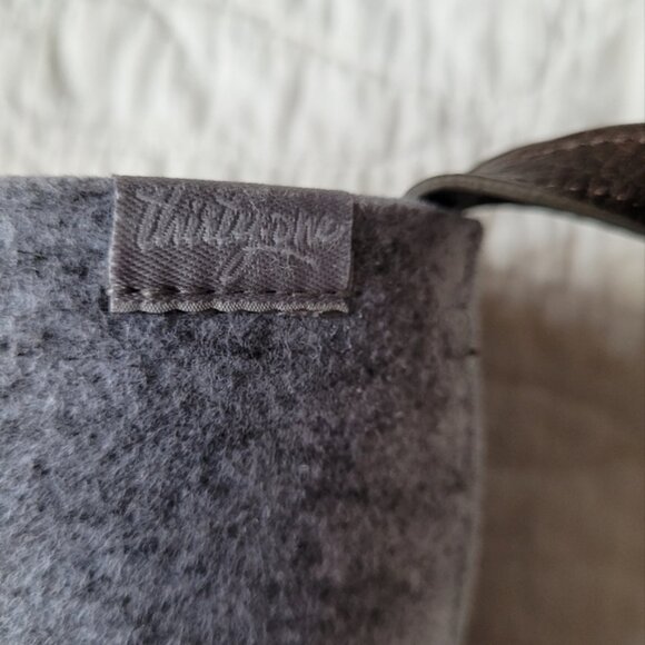 Thirty-One Dreamkeeper Mini Bin Brushed Whisper Grey Elephant Faux Leather Loop - Picture 8 of 12
